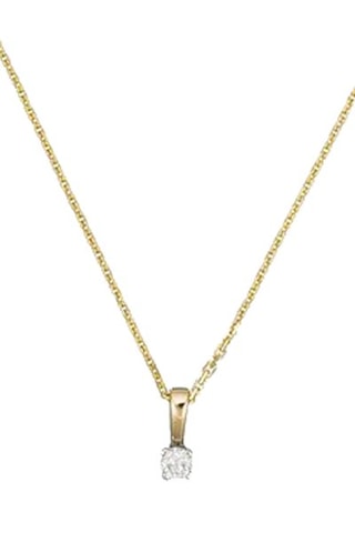 Colgante Mon Brillant pequeño - Oro amarillo y diamante