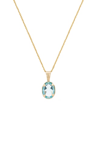 Colgante - Oro amarillo y topacio