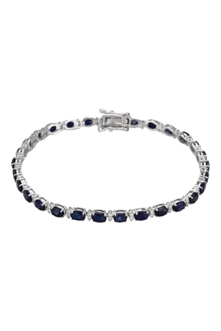 Pulsera Chemin précieux - Oro blanco