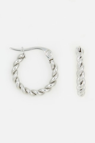 Orecchini a cerchio - Argentato