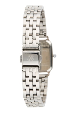 Orologio al quarzo in lega - Argentato e bianco