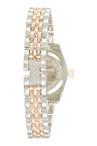 Orologio al quarzo in lega - Argentato e dorato rosa