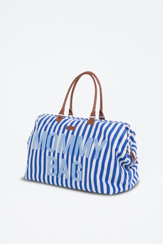 Saco de mudar fraldas - Azul-elétrico e branco