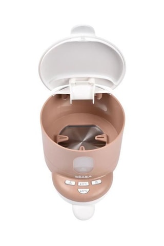 Préparateur de biberon en acier inoxydable et silicone