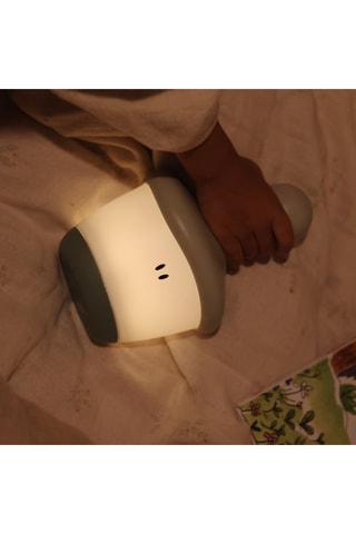 Veilleuse - Vert d'eau et blanc