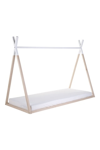 Lit tipi en hêtre massif - Couchage 90 x 200 cm