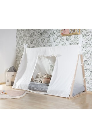 Lit tipi en hêtre massif - Couchage 90 x 200 cm