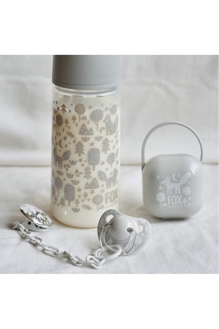 Fixzador de chupeta sem BPA - Cinzento-claro