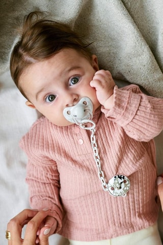 Fixzador de chupeta sem BPA - Cinzento-claro