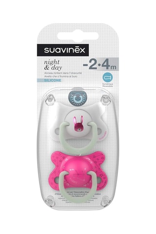 2 chupetas reversíveis sem BPA - A partir de 2 meses