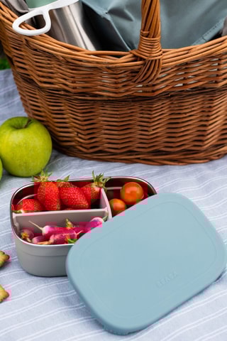 Boîte à lunch en acier inoxydable sans BPA et silicone