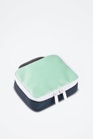 Sac à lunch isotherme - Vert d’eau et bleu marine 