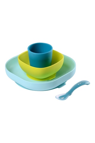 Ensemble repas sans BPA - 4 pièces - Dès 4 mois
