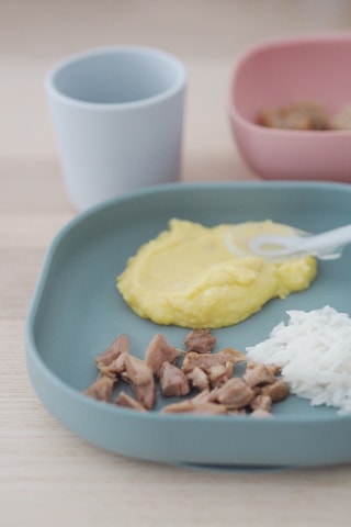 Ensemble repas sans BPA - 4 pièces - Dès 6 mois