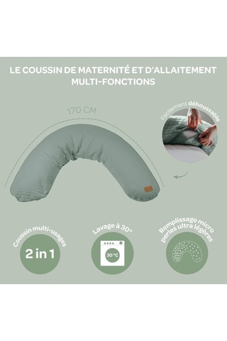 Almofada de maternidade - 170 cm - Azul-marinho