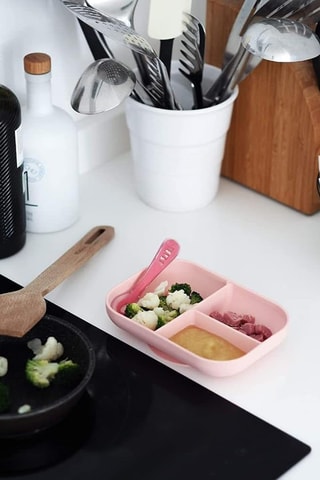 Assiette et cuillère sans BPA