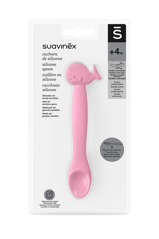 Colher de silicone baleia - A partir de 4 meses