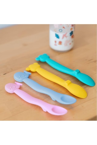 Colher de silicone baleia - A partir de 4 meses