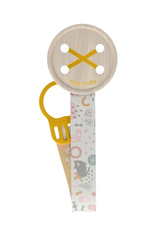 Fixador de chupetas - Amarelo