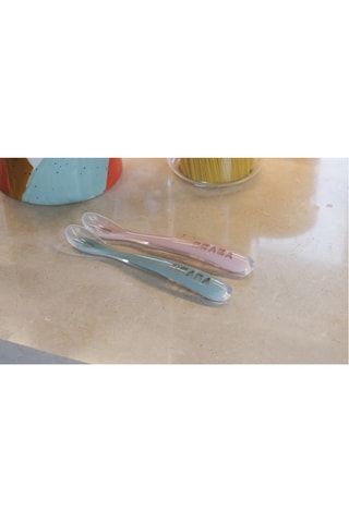 Cuillère en silicone sans BPA - De 4 à 8 mois