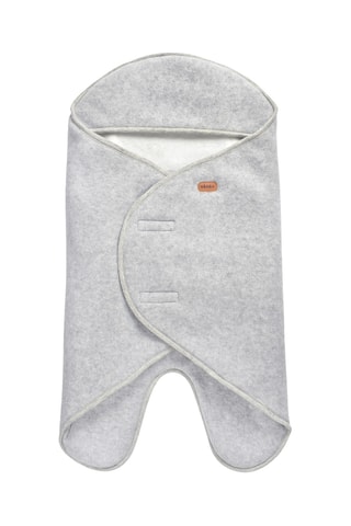 Couverture Babynomade® - Gris chiné - De 0 à 6 mois - 63 x 36 x 3 cm