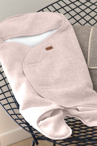 Couverture Babynomade® - Rose chiné - De 0 à 6 mois - 63 x 36 x 3 cm