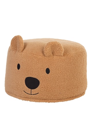 Pufe - Castanho-claro - Toque suave A partir dos 2 anos