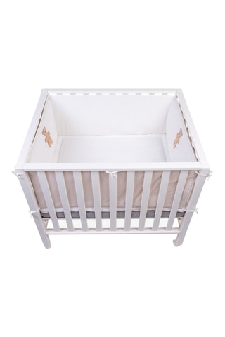 Proteção de berço reversível - Bege - Desde o nascimento