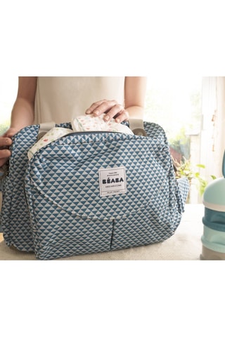 Sac à langer - 44 x 26 x 30,5 cm - Bleu