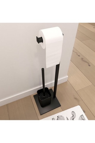 Portarrollos Trendy WC - Negro