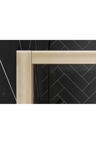 Mampara de ducha Edge - Dorado - 200 x 160 cm