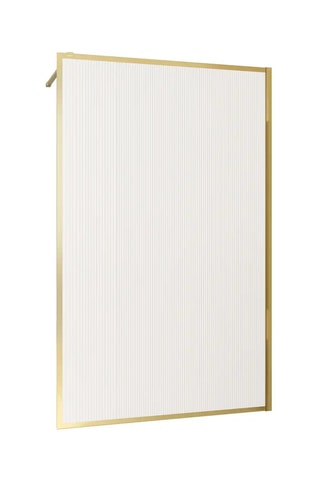 Mampara de ducha Edge - Dorado - 240 x 140 cm