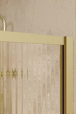 Mampara de ducha Edge - Dorado - 200 x 90 cm
