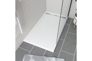 Plato de ducha Pure 2 - Blanco - 80 x 5 x 140 cm