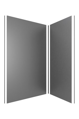 2 paneles murales de ducha - Gris