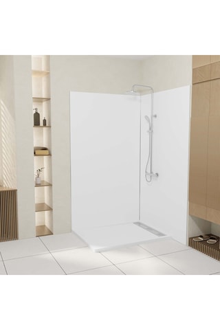 2 paneles murales de ducha WALL’IT - Blanco - 120 x 210 cm