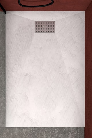 Plato de ducha - Blanco - 140 x 90 x 26 cm