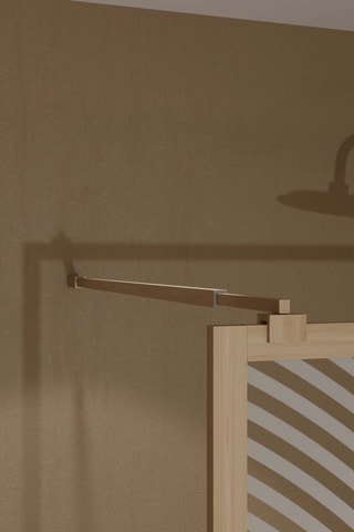 Mampara de ducha Hinata - Dorado - 90 x 200 cm