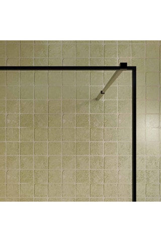 Mampara de ducha Léa - Negro - 90 x 200 cm