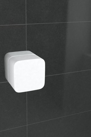 Puerta doble de ducha redondeada Whity Round - 90 x 90 x 185 cm