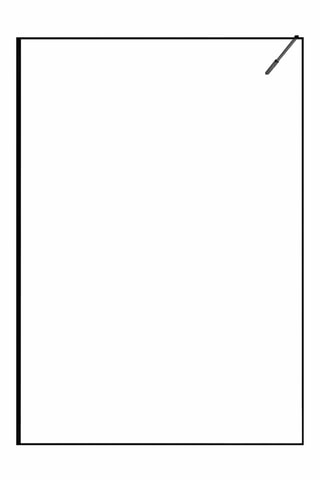 Mampara de ducha Léa - Negro - 140 x 200 cm