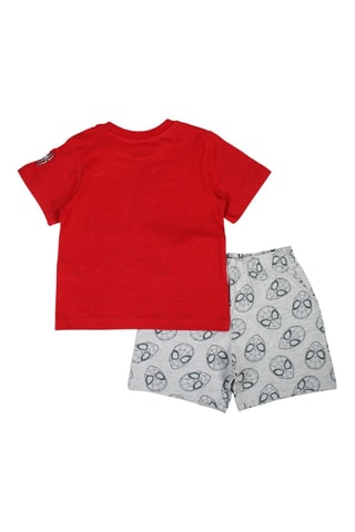 Camiseta y short Spider-Man Los Vengadores Disney - Rojo - Blanco, negro, rojo y gris