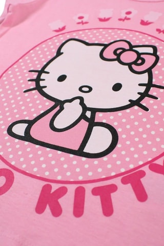 Camiseta Hello Kitty Sanrio - Blanco, negro y rosa