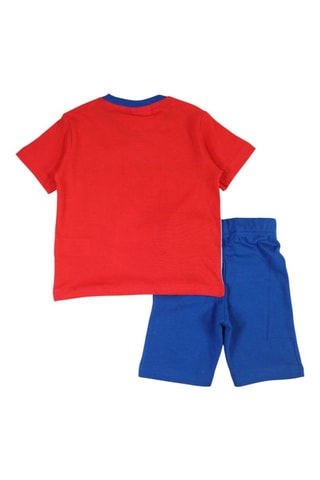 Camiseta y short Mickey Disney - Blanco, azul, amarillo y rojo