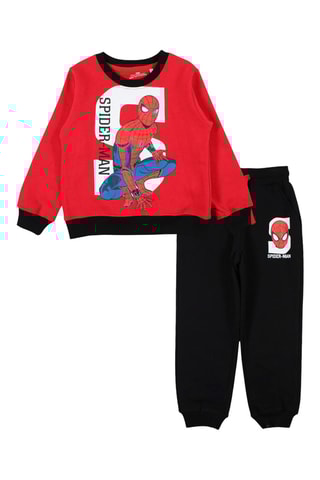 Sudadera y pantalón de chándal Spider-Man Los Vengadores Marvel - Blanco y rojo