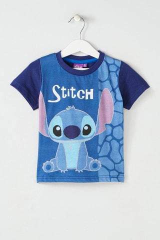 Camiseta Lilo & Stitch Disney - Azul marino - Azul marino