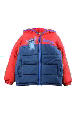 Anorak acolchado con capucha Lilo y Stitch Disney - Rojo