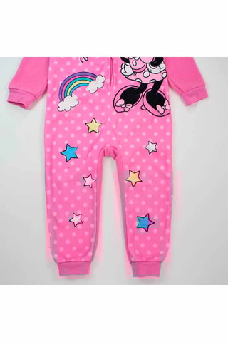 Mono con forro polar Minnie Disney  - Rosa