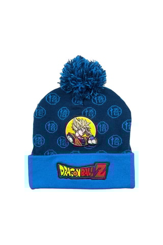 Gorro con borla Son Goku Dragon Ball Z  - Azul