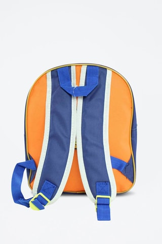 Mochila Son Gohan y Son Goku Dragon Ball Super - Blanco, azul, amarillo y naranja